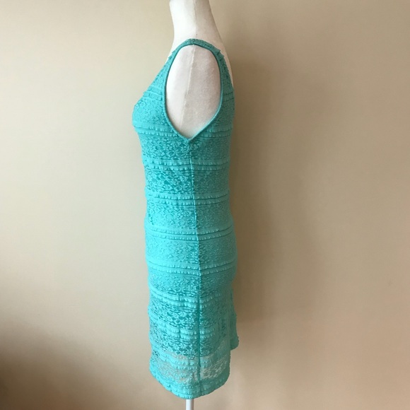 Forever 21 mint lace bodycon dress - Picture 7 of 8